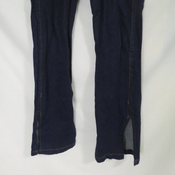 DYNAMITE | size 7 | Dark Blue Denim | Slit Bottoms | Made In Canada - Picture 7 of 16